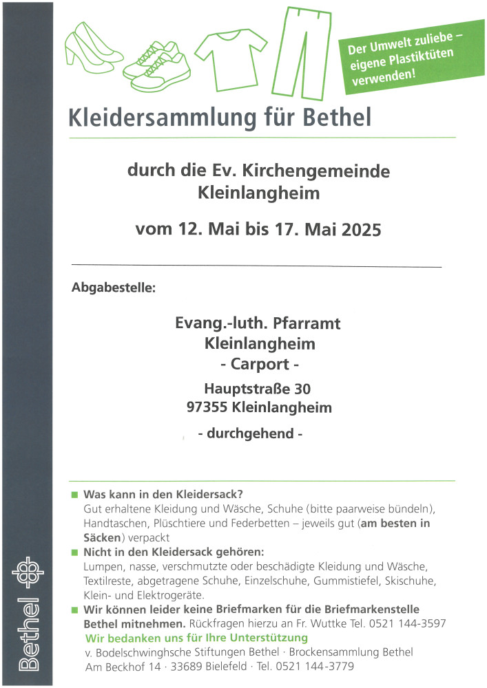 Kleidersammlung