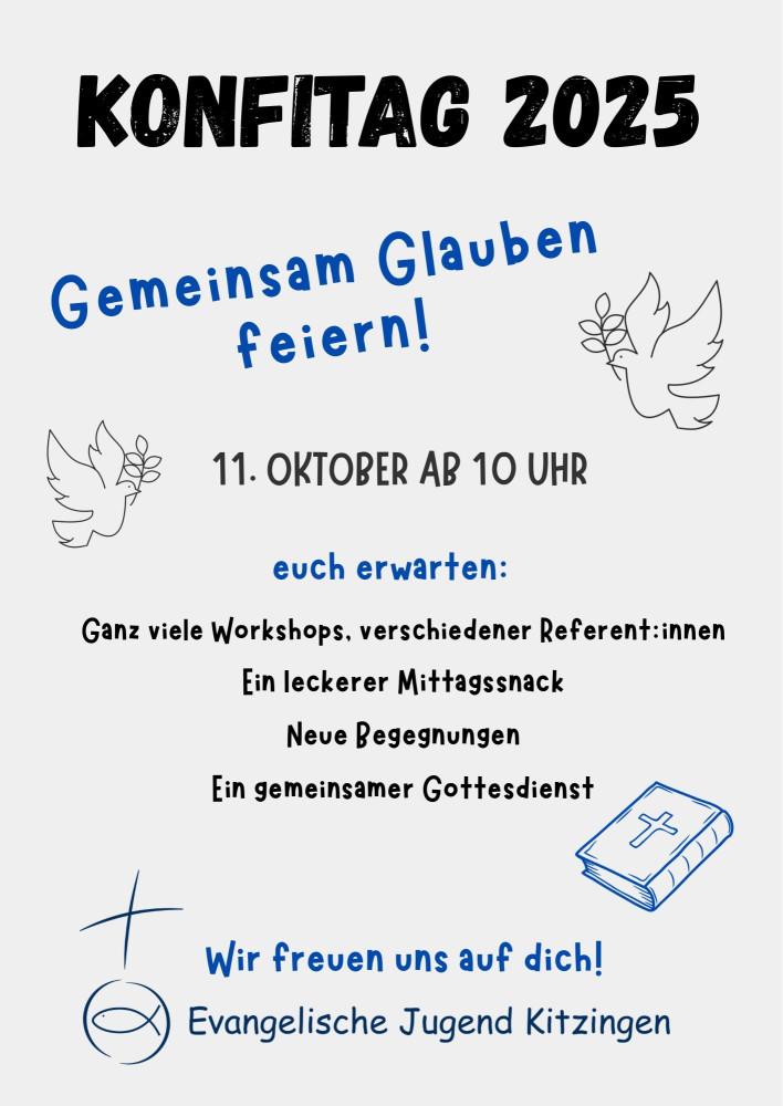 Einladung zum Konftag am 11. Oktober 2025 in Mainbernehim