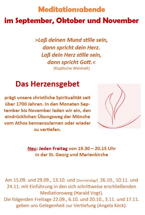 Meditationen im Herbst