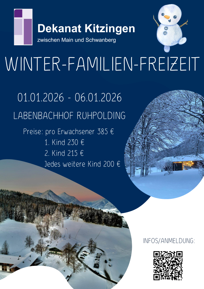Familienfreizeit vom 1.1. bis 6.1.2026 auf dem Labenhof in Ruhpolding