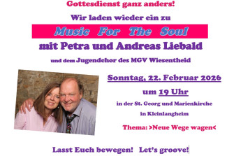 Einladung zum Musikgottesdienst