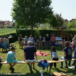 Der erste Picknick-Gottesdienst